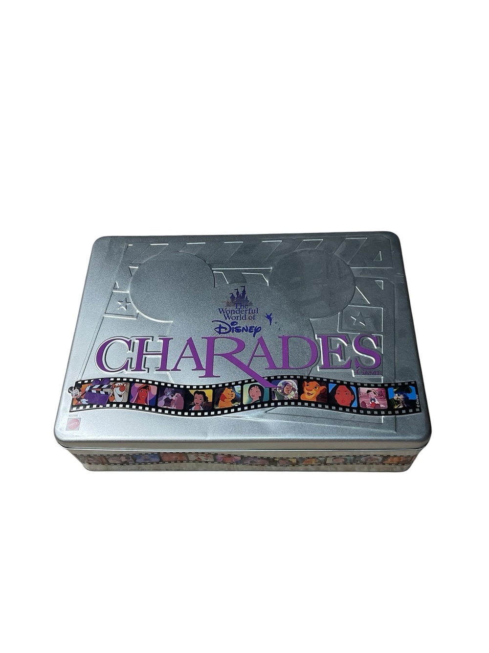 Vintage Disney Charades Board Game 1999 Mattel Complete Tin Edition